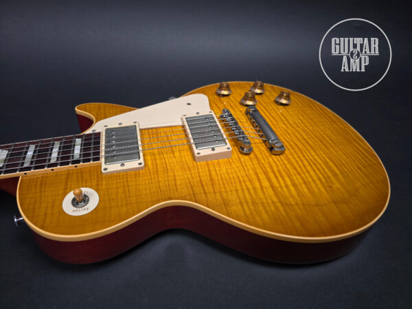 2007 Gibson Les Paul Custom Shop 1959 Reissue R9 Lemon Burst - Image 2