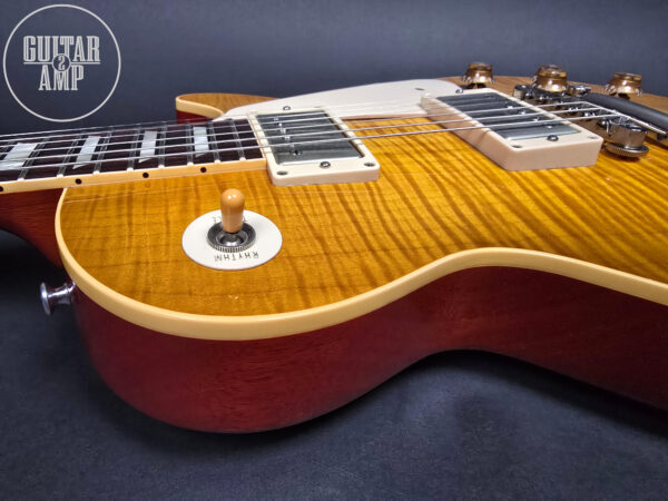 2007 Gibson Les Paul Custom Shop 1959 Reissue R9 Lemon Burst - Image 7