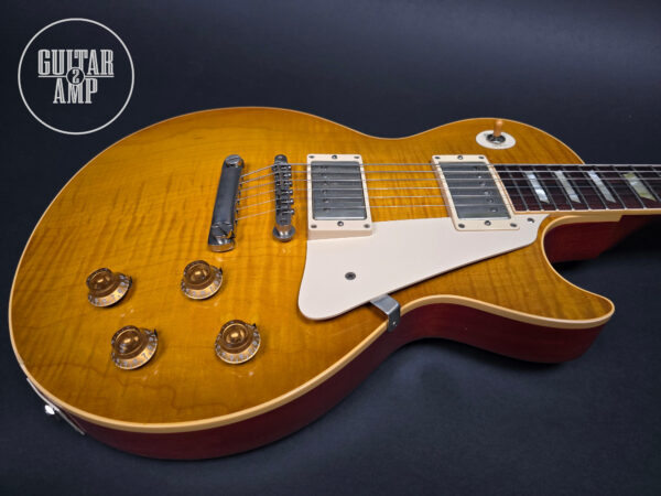 2007 Gibson Les Paul Custom Shop 1959 Reissue R9 Lemon Burst - Image 10