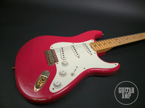 2013 Fender Custom Shop '57 Stratocaster Relic Fiesta Red - obrazek 9
