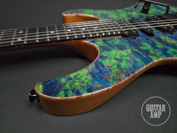 Suhr Modern Set Neck Custom – Trans Algae - Image 5