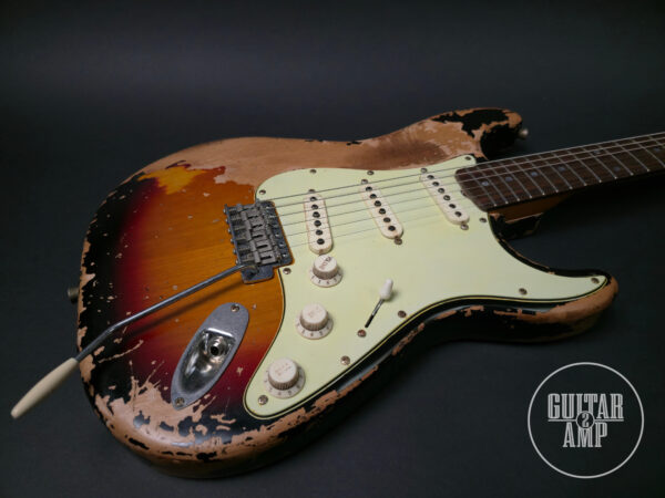 Franchin Guitars Mercury Sunburst Heavy Relic - Image 11