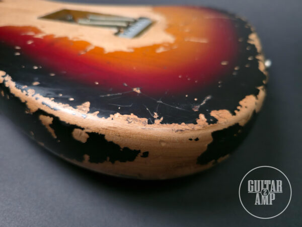 Franchin Guitars Mercury Sunburst Heavy Relic - Image 14