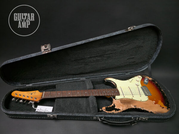 Franchin Guitars Mercury Sunburst Heavy Relic - Image 18