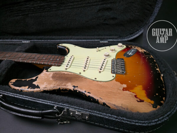 Franchin Guitars Mercury Sunburst Heavy Relic