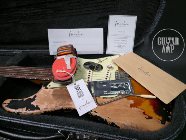 Franchin Guitars Mercury Sunburst Heavy Relic - Image 19