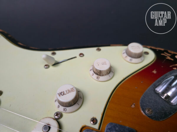 Franchin Guitars Mercury Sunburst Heavy Relic - Image 9