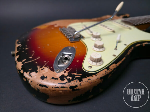Franchin Guitars Mercury Sunburst Heavy Relic - Image 10