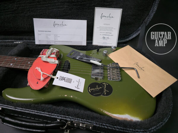 Franchin Guitars Mercury X Olive Green Medium Relic - Image 19