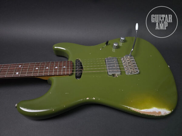 Franchin Guitars Mercury X Olive Green Medium Relic - Image 3