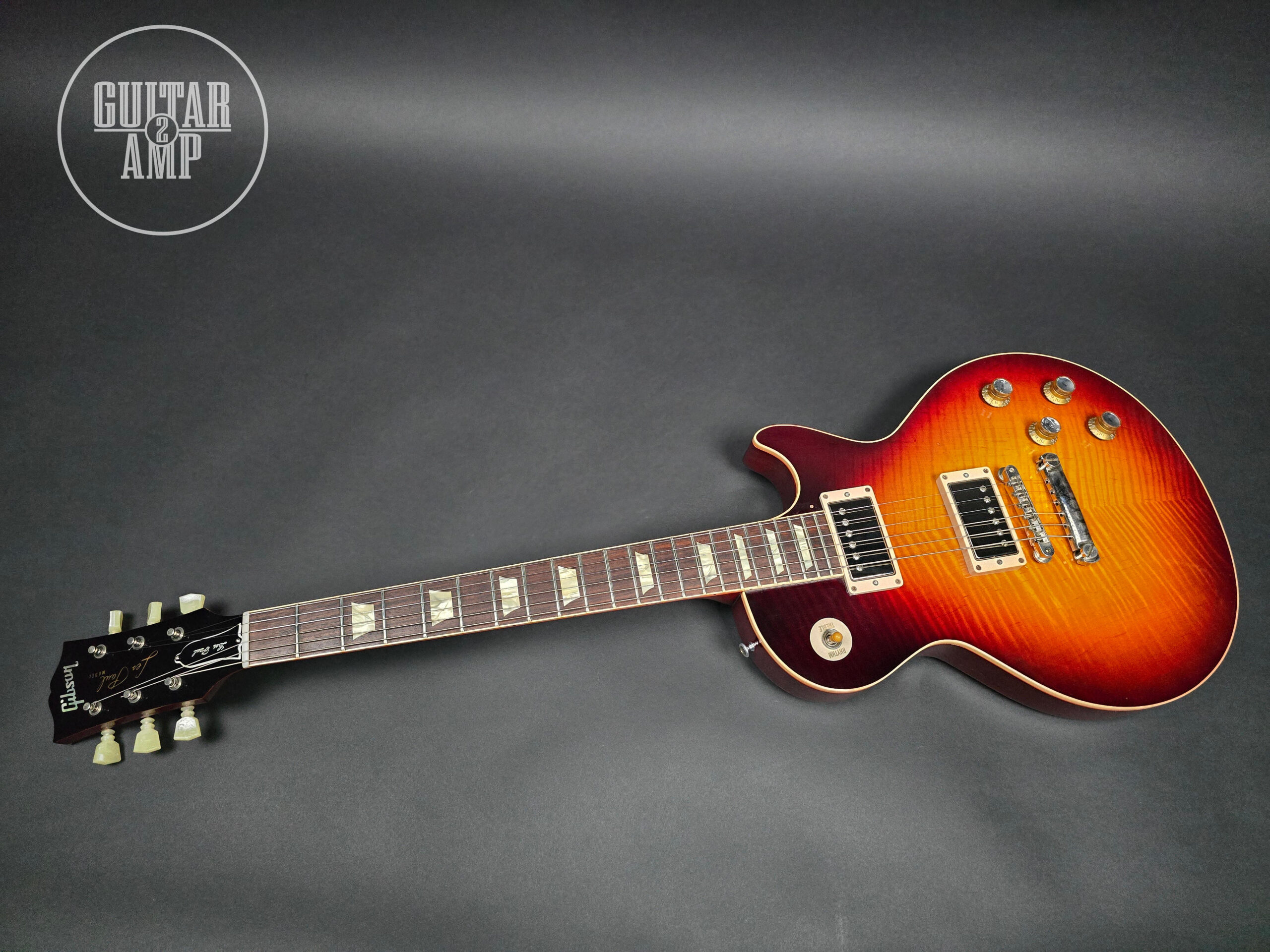 2015 Gibson Custom Shop Les Paul G0 / R0 1960 Reissue Bourbon Burst - Image 2