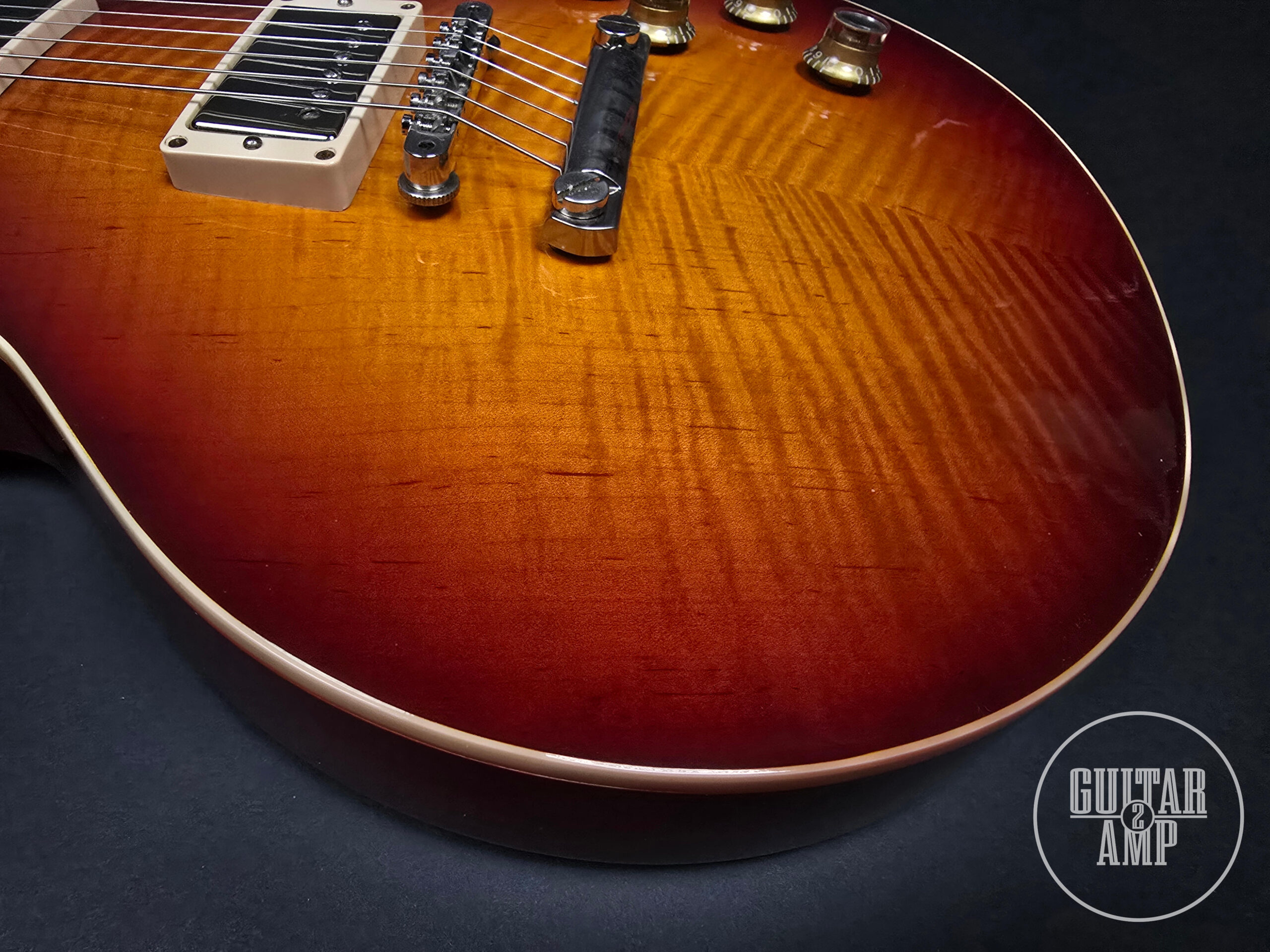 2015 Gibson Custom Shop Les Paul G0 / R0 1960 Reissue Bourbon Burst - Image 7