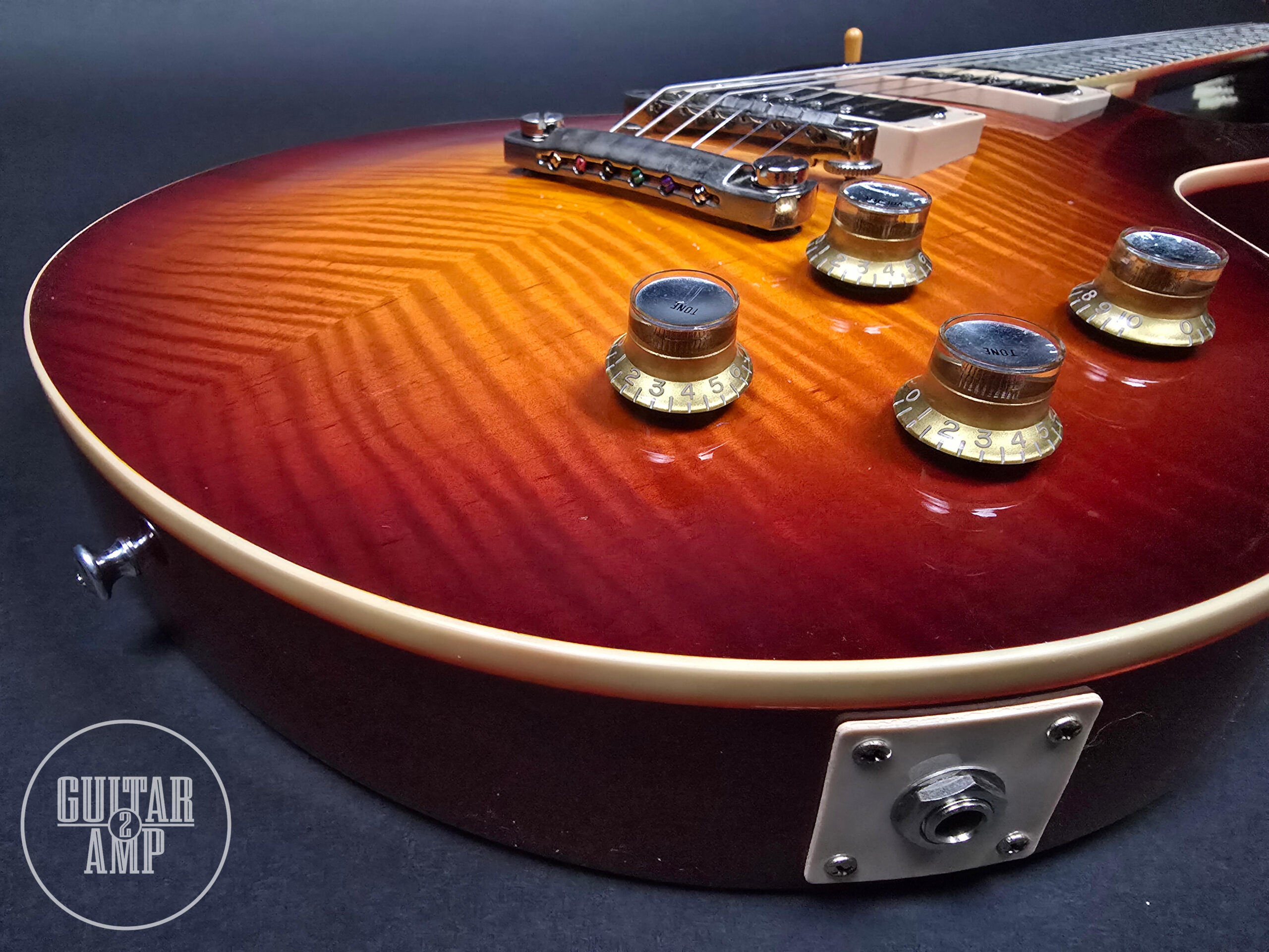 2015 Gibson Custom Shop Les Paul G0 / R0 1960 Reissue Bourbon Burst - Image 8