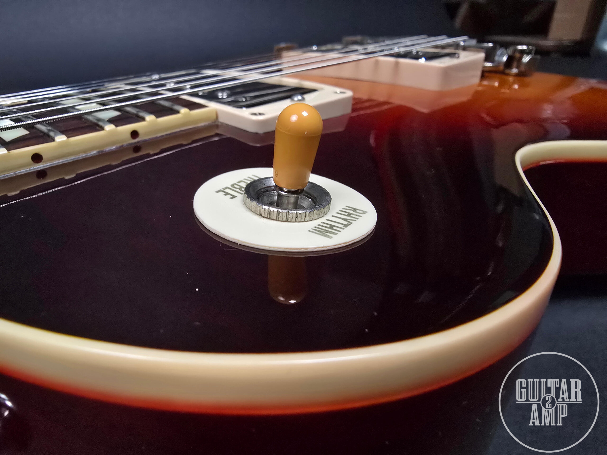 2015 Gibson Custom Shop Les Paul G0 / R0 1960 Reissue Bourbon Burst - Image 5