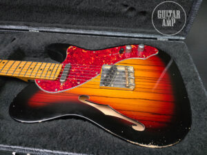 Franchin Guitars Mars F Thinline Sunburst