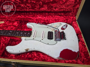 2016 Fender Custom Shop '69 Stratocaster Olimpic White over Dakota Red HSS [USED]