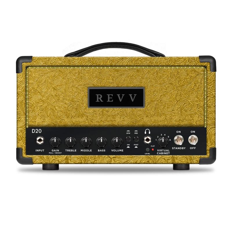 REVV D20TS MK1 Gold Western – 20W Tube Guitar Amplifier Head
