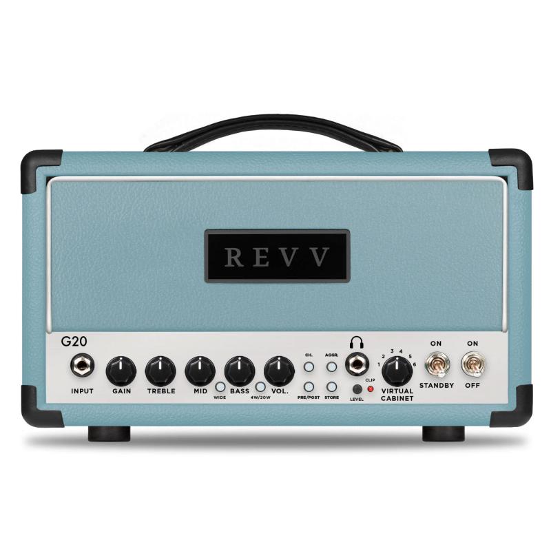 REVV G20TS Baby Blue Bronco – 20W Tube Guitar Amplifier Head