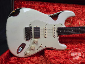 Shabat Lynx HSS – Olympic White over 3-Tone Sunburst – Medium Aging
